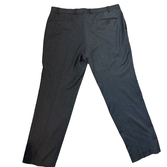 Lauren Ralph Lauren Charcoal Gray Flat Front Classic Fit Men Pants Size 38 X 30 - Picture 3 of 10